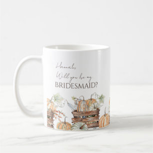 Wirst du meine Brautjungfer sein personalisierter  Kaffeetasse