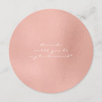 Wirst du meine Bridesmaid sein, Whiye Pink Rose Go