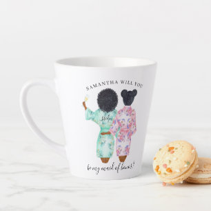 Wirst du meine Ehrenjungfer-Vorschlag sein Milchtasse