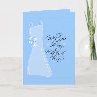 "Wirst du meine Ehrenmatrone sein?" Einladung