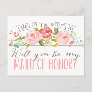 Wirst du meine Trauzeugin sein?   Bridesmaid Einladung