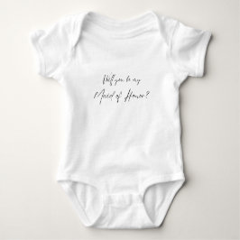 Wirst du meine Trauzeugin sein? MOH-Vorschlag Baby Strampler