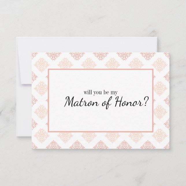 Wirst du meine Trauzeugin sein Soft Peachy Blush (Vorderseite)