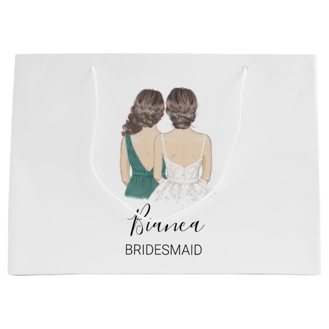 Wirst du meine überbrückte Geschenktasche sein? Große Geschenktüte (Vorderseite)