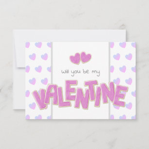Wirst du meine Valentins-Cut-Out-Kekse sein Karte