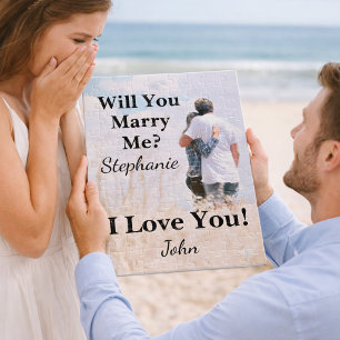 Wirst du mich heiraten - individuelles Foto