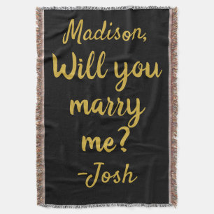 Wirst du mich heiraten Schild Hochzeitsantrag Deko Decke