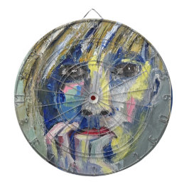 "Wirst du mich schlagen?" Dartboard Dartscheibe
