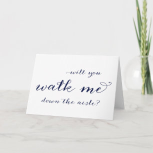 Wirst du mich zum Altar führen Hochzeitskarte Einladung