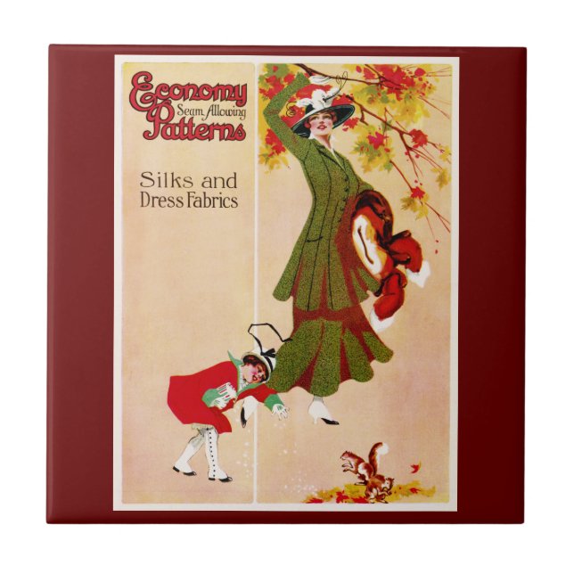 Wirtschaftliche Muster Fliese (Vorderseite)