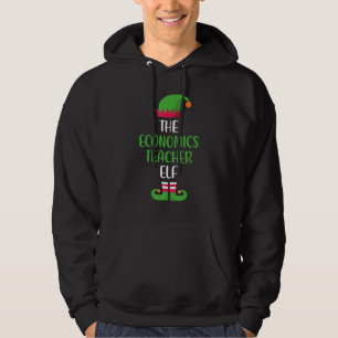 Wirtschaftslehrer Elf Weihnachtsfamilie Matching G Hoodie