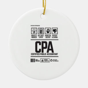 Wirtschaftsprüfer (CPA) Keramik Ornament