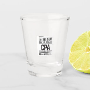 Wirtschaftsprüfer (CPA) Schnapsglas