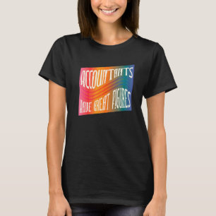 Wirtschaftsprüfer haben große Zahlen Rechnungsführ T-Shirt