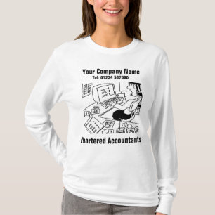 Wirtschaftsprüfer im Cartoon des Amtes T-Shirt