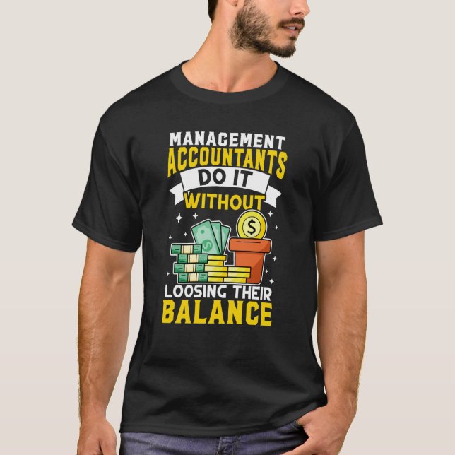 Wirtschaftsprüfer ohne Verlust des Saldos T-Shirt (Vorderseite)