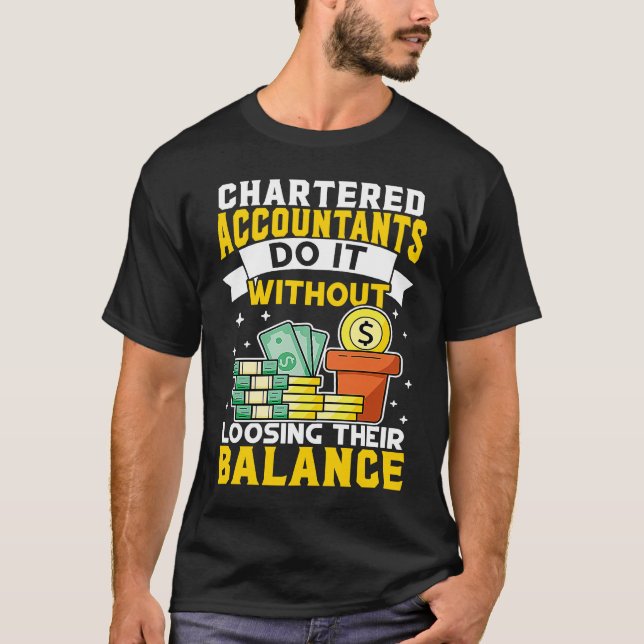 Wirtschaftsprüfer ohne Verlust des Saldos T-Shirt (Vorderseite)