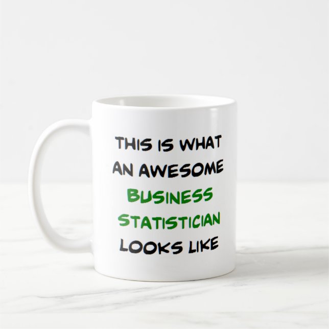 Wirtschaftsstatistiker, phantastisch kaffeetasse (Links)
