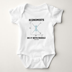 Wirtschaftswissenschaftler tun es mit Modellen Baby Strampler