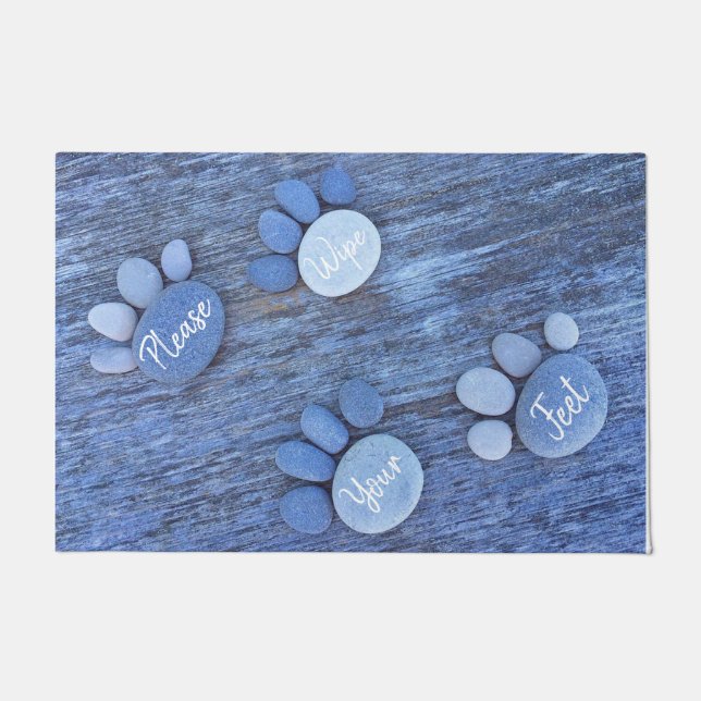 Wischen Sie bitte Ihre Füße ab Fußmatte (Vorderseite)