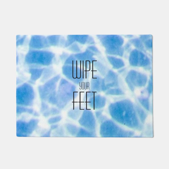 Wischen Sie Ihr Fett entapfeltes Wasser ab Fußmatte (Vorderseite)