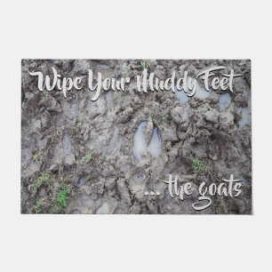 Wischen Sie Ihre Muddy Feet - GOATS - CountryFarma Fußmatte