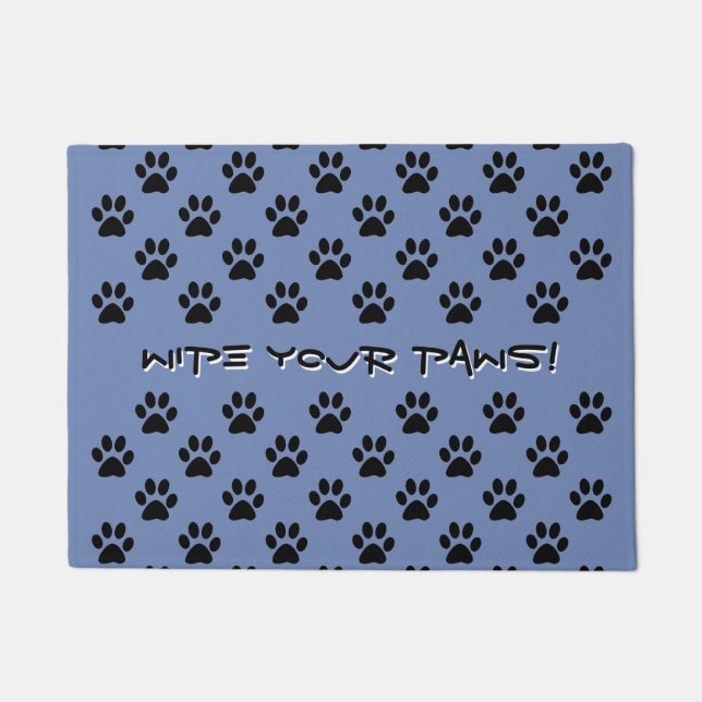 Wischen Sie Ihre Paws ab! Fußmatte (Vorderseite)
