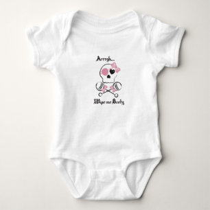 Wischen Sie mir Hintern Baby Girl Strampler