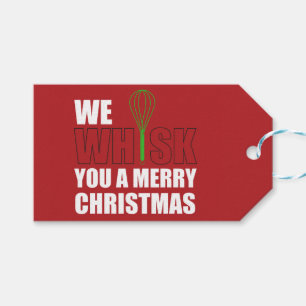 Wischen Sie Sie ein frohe Weihnacht-Druck Geschenkanhänger