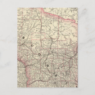 Wisconsin 5 postkarte