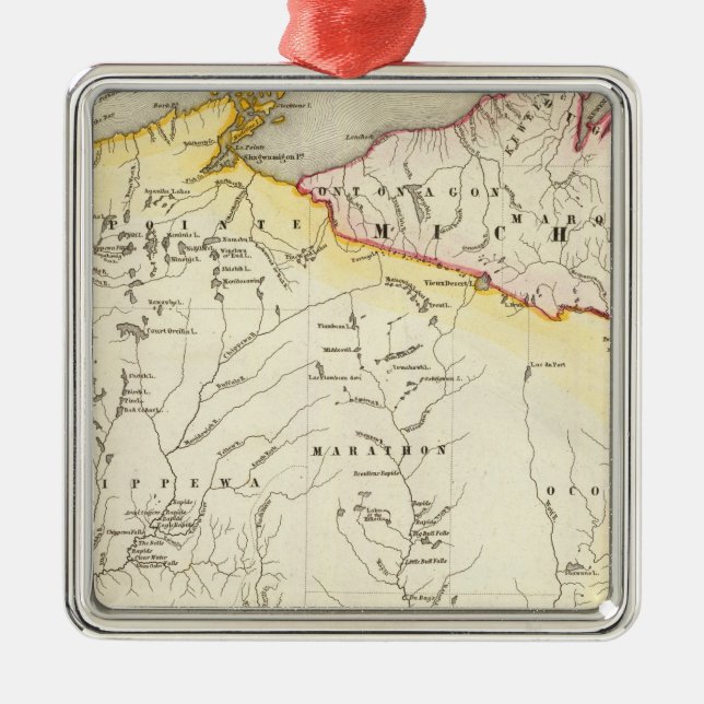 Wisconsin 6 silbernes ornament (Vorne)