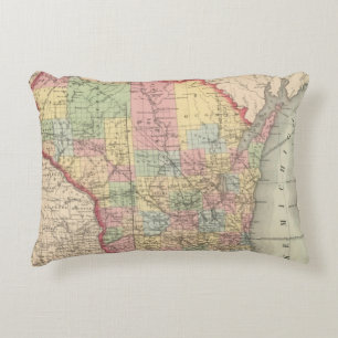 Wisconsin 7 zierkissen