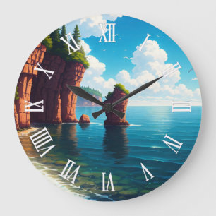 Wisconsin Apostle Islands National Lakeshore Große Wanduhr