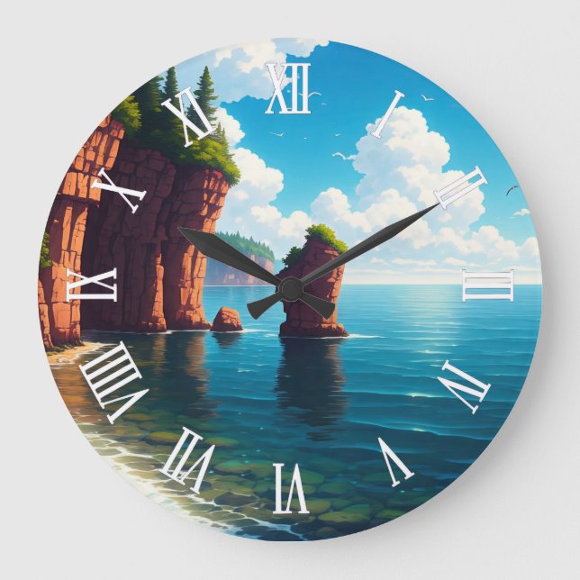 Wisconsin Apostle Islands National Lakeshore Große Wanduhr (Vorderseite)