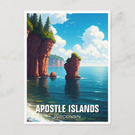 Wisconsin Apostle Islands National Lakeshore Postkarte