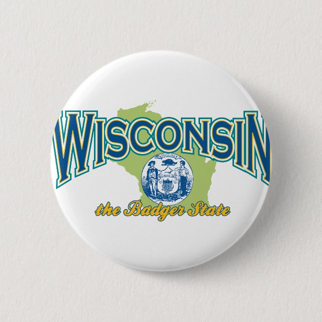 Wisconsin Button (Vorderseite)