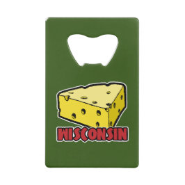 Wisconsin Cheese Wedge Geldbeutel Flaschenöffner