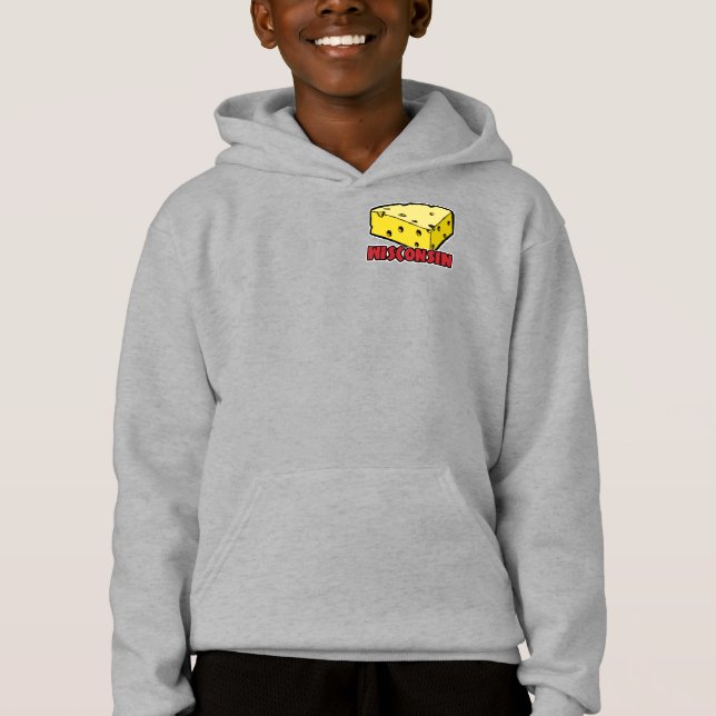 Wisconsin Cheese Wedge Hoodie (Vorderseite)