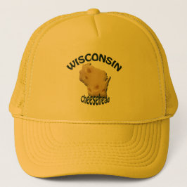 Wisconsin Cheesehead Cheese Hat Truckerkappe
