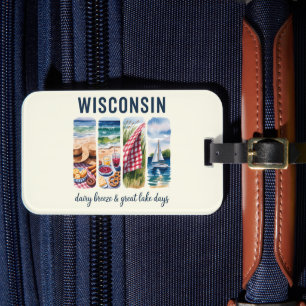 Wisconsin – Dairy Breeze und Great Lake Days Gepäckanhänger