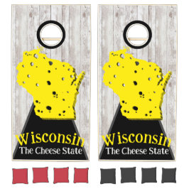 Wisconsin Das Käse Staat Backyard Cornhole Set