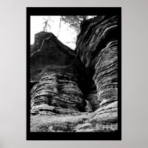 Wisconsin Dells Rocks Poster