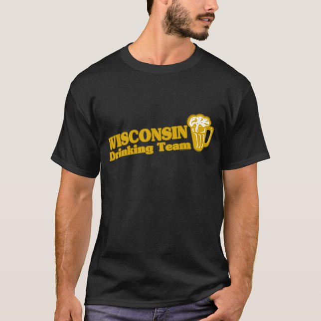 Wisconsin Drink Team t Shirts (Vorderseite)