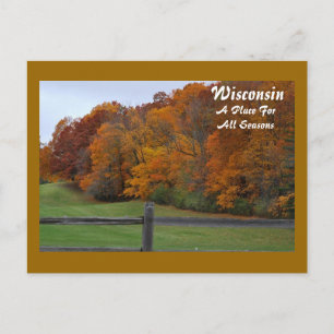 Wisconsin, ein Ort für... Postkarte
