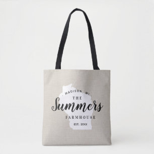 Wisconsin Famille Monogram Sac fourre-tout