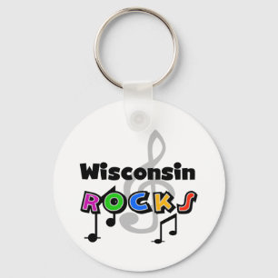 Wisconsin-Felsen Schlüsselanhänger