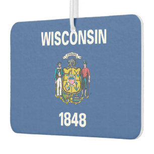 WISCONSIN-Flag - Autolufterfrischer
