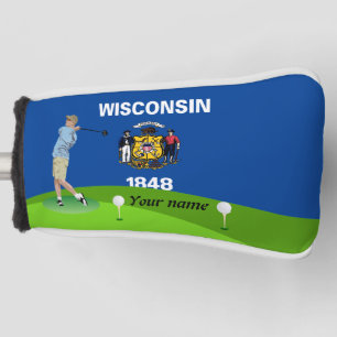 Wisconsin-Flagge Golf Headcover