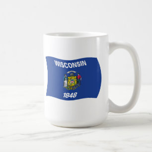 Wisconsin-Flaggen-Tasse Kaffeetasse