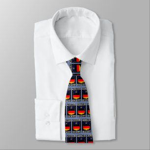 Wisconsin German American Neck Tie Krawatte